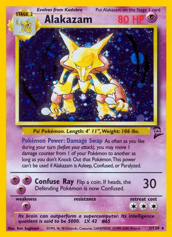 Alakazam Base Set 2 LP - Pixel Frames